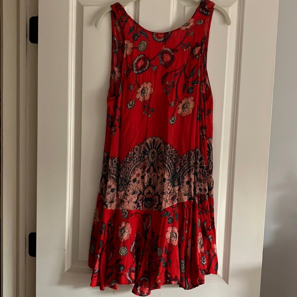 Free People red shift dress
